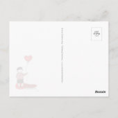 Carte Postale Garçon ballon (Dos)