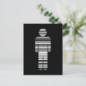Carte Postale garçon barcode (Debout devant)
