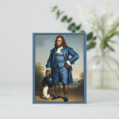 Carte Postale Garçon Bleu Drôle Parodie (Debout devant)