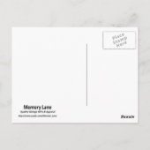 Carte Postale Garçon citrouille (Dos)