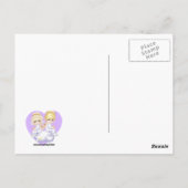 Carte postale Garçon de golf (Dos)