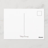 Carte Postale Garçon équitation Turquie Vintage Thanksgiving (Dos)