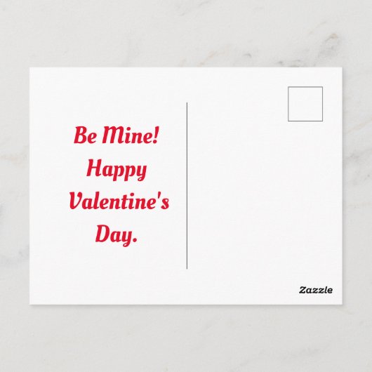 Carte Postale Garçon Et Fille Rétro De La Saint-Valentin (Dos)