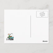 Carte Postale Garçon je pêche (Dos)