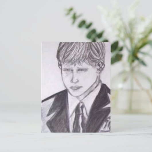 Carte Postale garçon perdu (Debout devant)