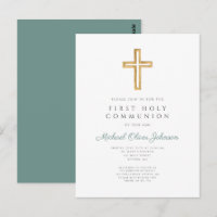 Garçon religieux élégant Première Communion