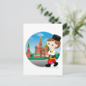 Carte Postale garçon russe (Debout devant)