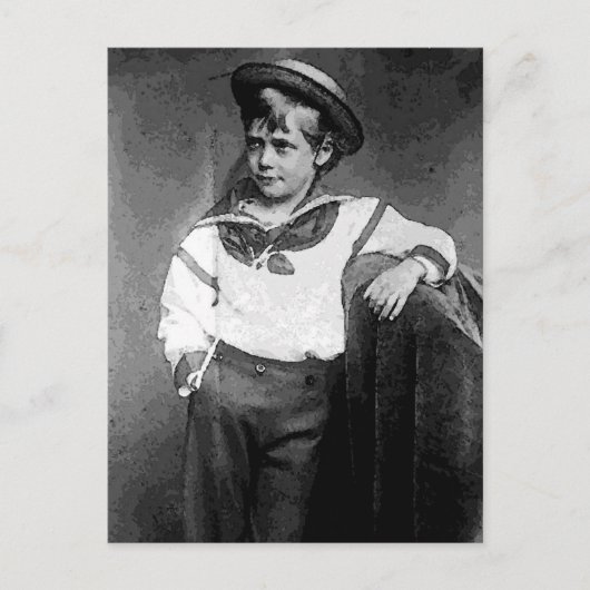 Carte Postale Garçon victorien (Devant)