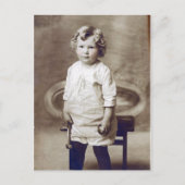 Carte Postale Garçon vintage avec marteau (Devant)