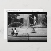 Carte Postale Garçons à Logan Circle (Devant / Derrière)