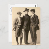 Carte Postale Garçons Dapper (Devant / Derrière)