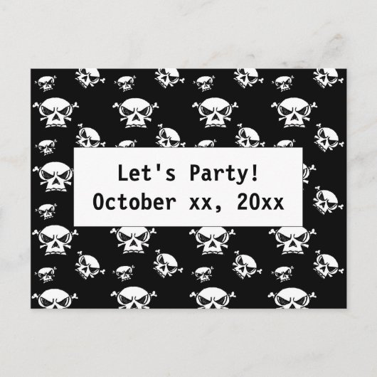 Carte Postale Garçons du crâne (Devant)