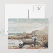 Carte Postale Garçons sur la plage (Devant / Derrière)