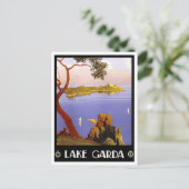 Carte Postale Garda Lake Italie voyage millésime (Debout devant)