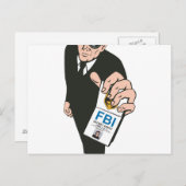 Carte Postale Garde-corps de l'agent de service secret (Devant / Derrière)