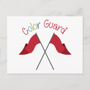 Carte Postale Garde couleur