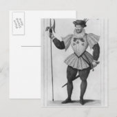 Carte Postale Garde de la provocation de Paris (Devant / Derrière)