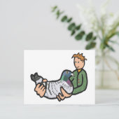 Carte Postale Garde de pigeon (Debout devant)