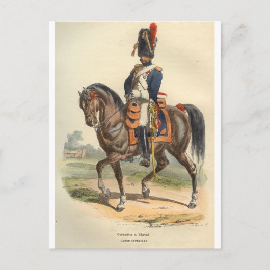 Carte Postale Garde Horse Grenadier (Devant)