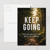 Carte Postale Garde la motivation (Devant / Derrière)