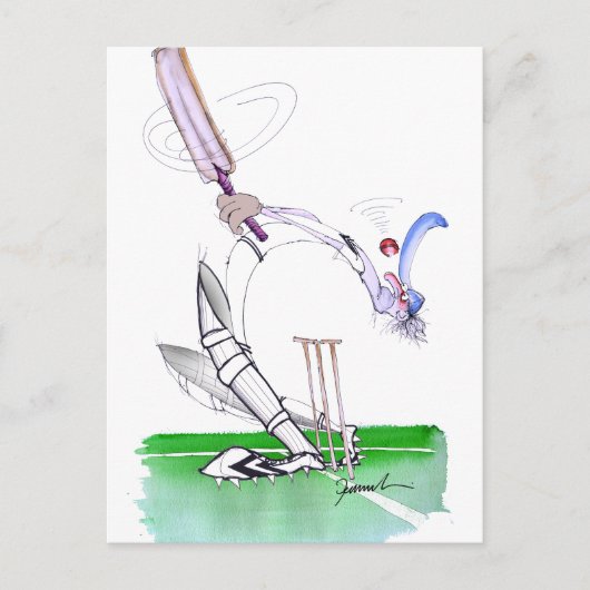 Carte Postale garde l'oeil sur la boule, tony fernandes (Devant)