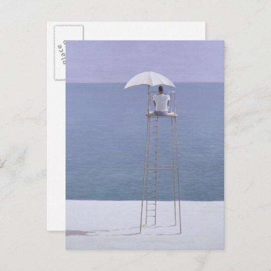 Carte Postale Garde-plage 2004 (Devant / Derrière)