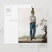 Carte Postale Garde prussienne Cuirassier (Devant / Derrière)