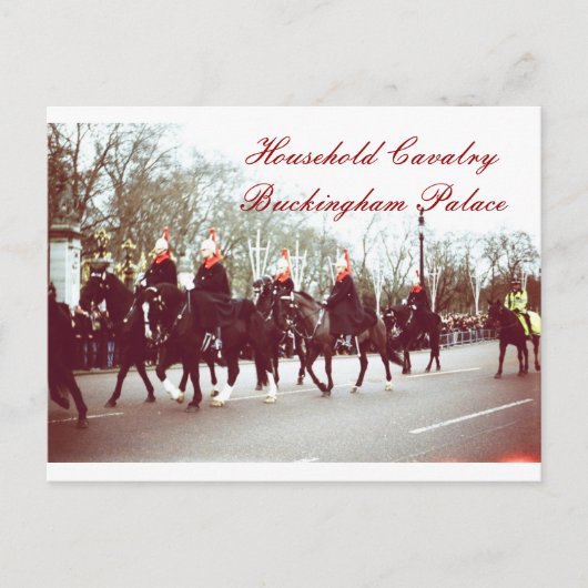 Carte Postale Garde royale du Palais de Buckingham (Devant)