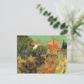 Carte Postale Garden Behind a House par Vincent van Gogh (Debout devant)