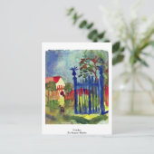 Carte Postale Garden By August Macke (Debout devant)