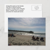 Carte postale Garden City South Carolina (Devant / Derrière)