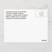 Carte postale Garden City South Carolina (Dos)