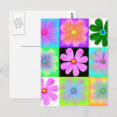 Carte postale Garden Flower-9 (Devant / Derrière)