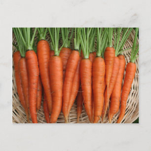 Carte Postale Garden Fresh Heirloom Carrots