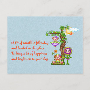 Carte Postale Garden Friends Pixel Art