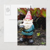 Carte Postale Garden Gnome (Devant / Derrière)