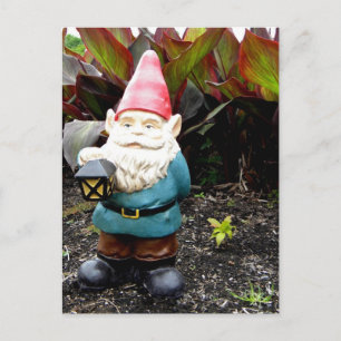 Carte Postale Garden Gnome