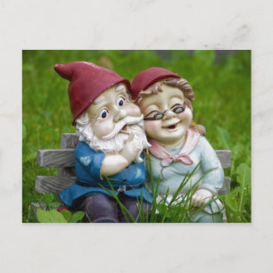 Carte postale Garden Gnomes Couple
