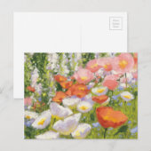 Carte Postale Garden Pastels (Devant / Derrière)