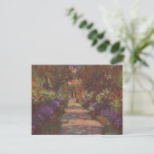 Carte Postale Garden Way - Claude Monet - c1902 (Debout devant)