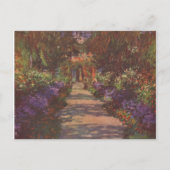 Carte Postale Garden Way - Claude Monet - c1902 (Devant)
