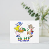 Carte Postale Gardener garçon et fille (Debout devant)