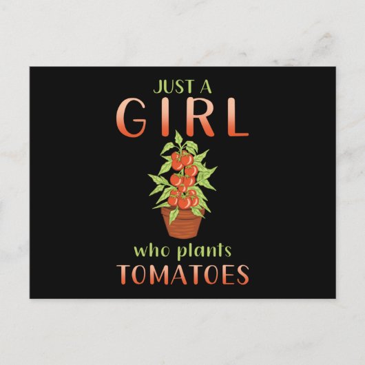 Carte Postale Gardener Gardener Tomato Plantes Dire Cadeau (Devant)