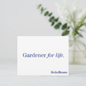 Carte Postale Gardener pour la vie (Debout devant)