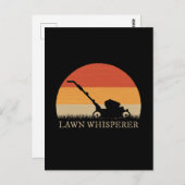 Carte Postale Gardener - Whisperer de pelouse (Devant / Derrière)