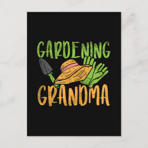 Carte Postale Gardening Grandma