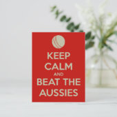 Carte Postale garder calme battre aussies (Debout devant)
