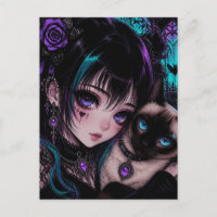 Garder le Contact | Fille Anime & Chat