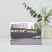 Carte Postale Garder Portland bizarre (Debout devant)