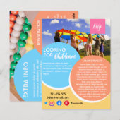 Carte Postale garderie après l'école garderie enfant (Devant / Derrière)